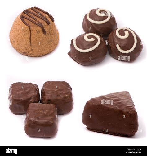 Milk chocolate candies Stock Photo - Alamy