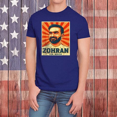 Zohran Mamdani For Mayor Retro Poster T-Shirt - Official Zohran