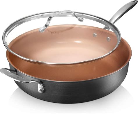 Gotham Steel Nonstick Deep Saute Pan Review - Pros & Cons - Gotham ...