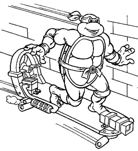 Teenage Mutant Ninja Turtles Printable Coloring Pages - FeltMagnet