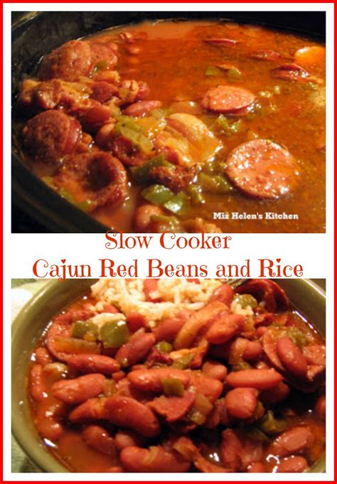 Slow Cooker Cajun Red Beans and Rice