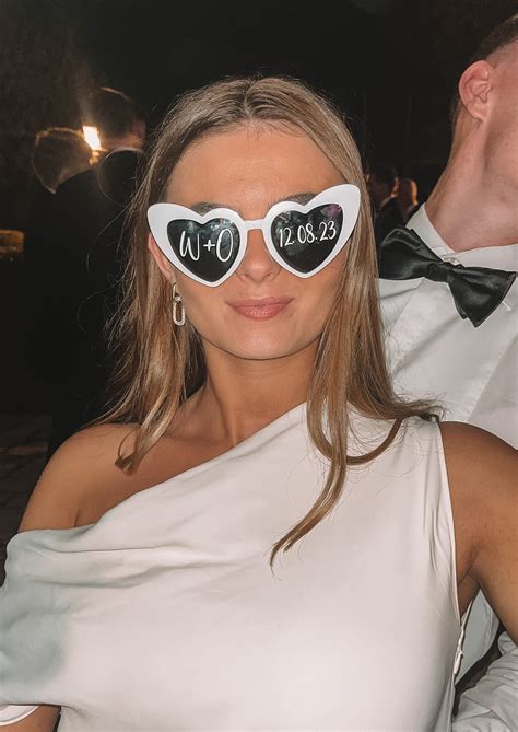 Wedding Sunglasses Personalised Love Heart Sunglasses White Wedding Personalised ...