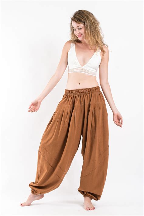 Yoga Cotton Women's Harem Pants at Walter Gallup blog