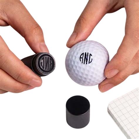Amazon.com : Personalized Golf Ball Stamp Mark, Custom Self-Ink Logo ...
