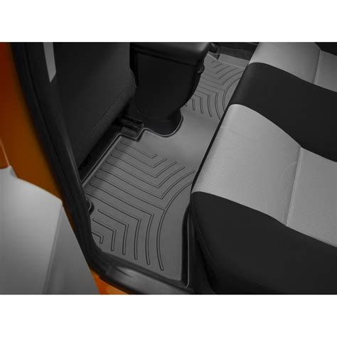 Weathertech FloorLiner DigitalFit Black Rear Floor Mat Set 444183