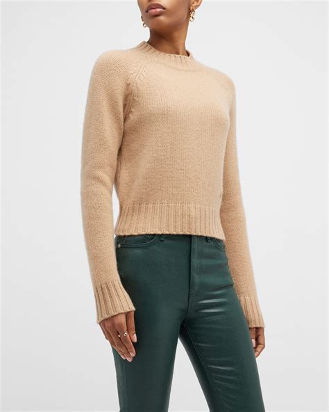 Vince Wool-Cashmere Halter Mini Sweater Dress | Neiman Marcus