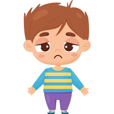 Emotion. Sad boy. Male character emotion 15116014 PNG