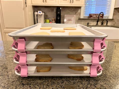 Pink Baking Sheet Organizer - lionprintlab
