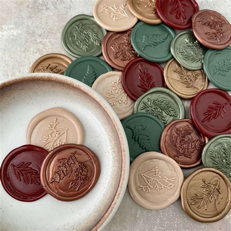 Olive & Terracotta Wax Seals – Champagne & Grit
