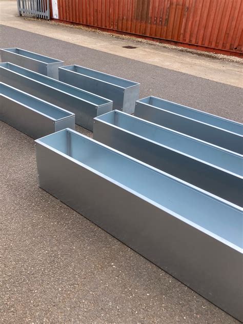 Large Galvanised Trough 2000mm With No Legs / Garden Planter / - Etsy UK