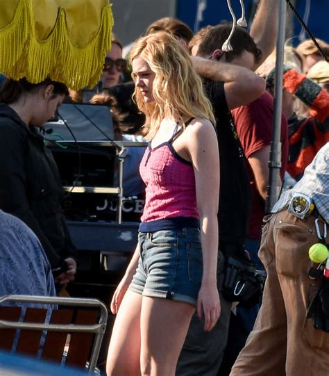 ELLE FANNING in Bikini on the Set of ‘Galveston’ in Georgia 02/13/2017 ...