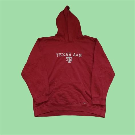 Vintage Nike Texas A&M Hoodie Small Nike logo on... - Depop