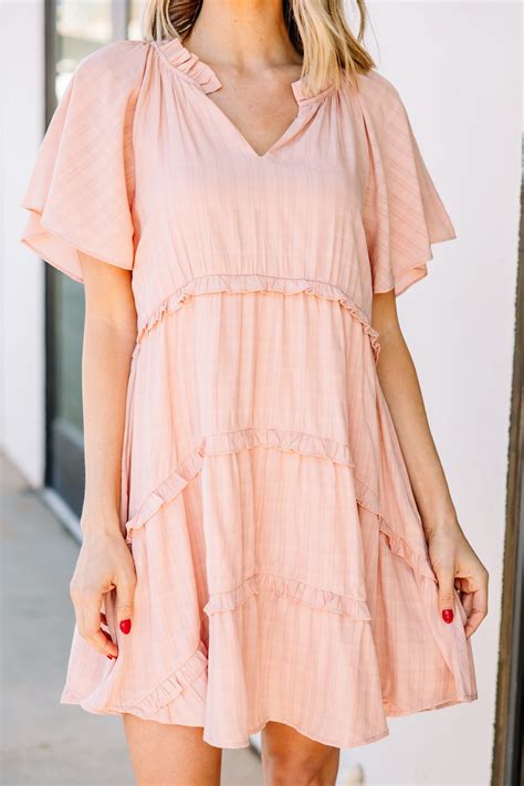 Perfectly You Light Pink Babydoll Dress