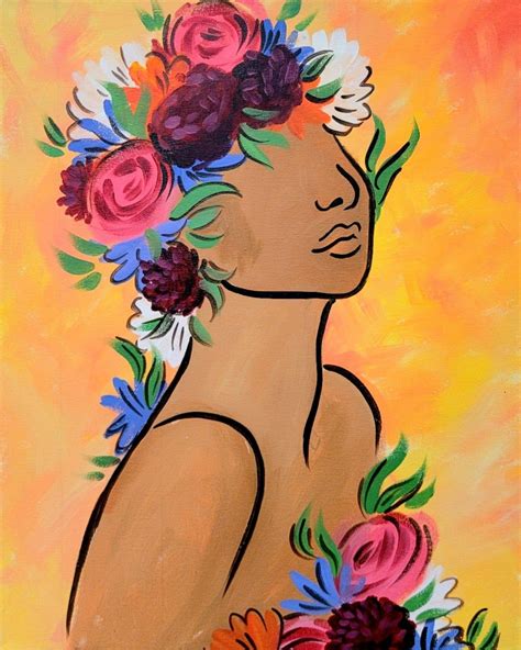 “Floral Goddess” - BYOB PUBLIC CLASS | Chicago Sip & Paint