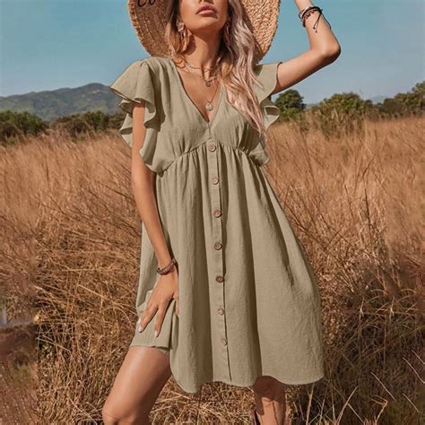 Summer Savings! Zanvin Summer Dresses for Women 2022, A-Line Sundresses ...