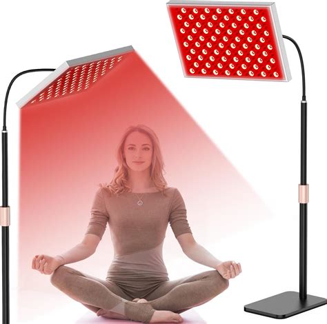 Amazon.com: Red Light Therapy for Body: Infrared Light Therapy Panel Lamp with Stand, 660nm Deep ...
