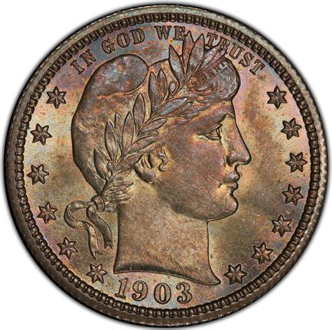 Quarter Dollar 1903 Barber, Coin from United States - Online Coin Club