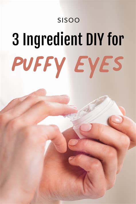 How to three ingredient diy eye cream to fix your puffy eyes – Artofit