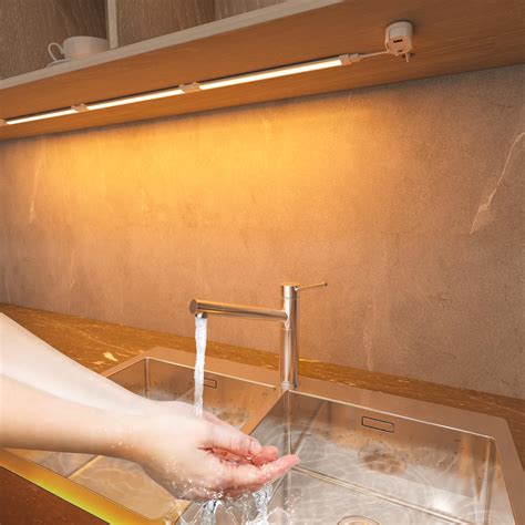 LAMPAOUS LED Above Sink Light Fixture Kitchen Sink Lights Kit with ...