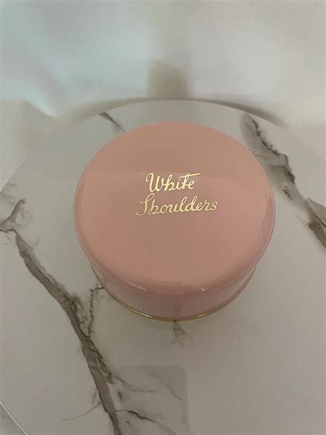 Vintage White Shoulders Bath Powder by EA Fragrances Made in USA Net Weight 2.6 Oz. Sealed With ...