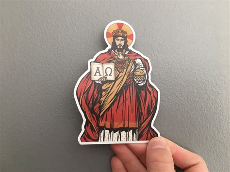 Large 4 Ave Christus Rex Sticker - Etsy