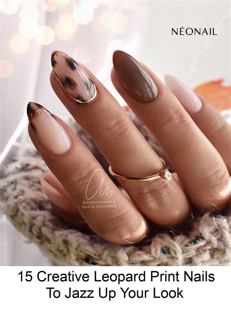 44+ Inspired Nude Nail Designs for a Chic Look | Gel nails, Leopard ...