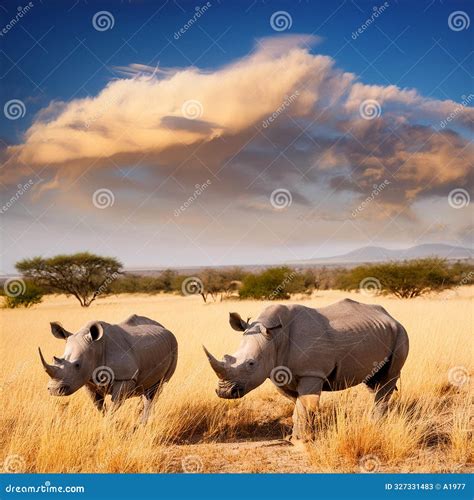 Rhinoceros Mammal Animal, AI Generated Stock Illustration - Illustration of classification ...