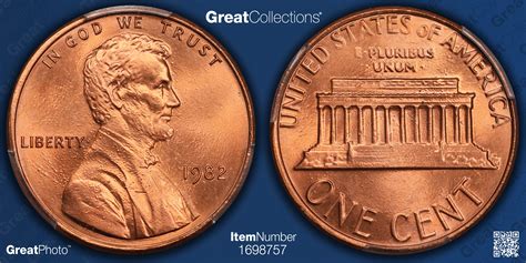 1982 Lincoln Cent Zinc Small Date PCGS MS-68+ RD (Item 1698757 ...