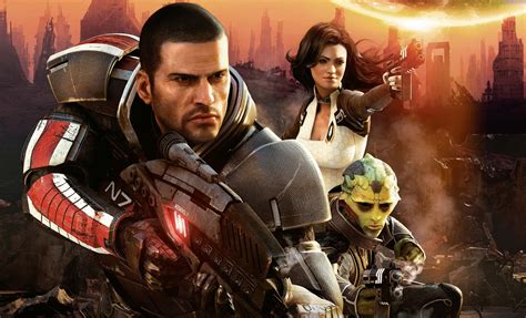 Download Iconic Mass Effect Characters Gathered Together Wallpaper ...