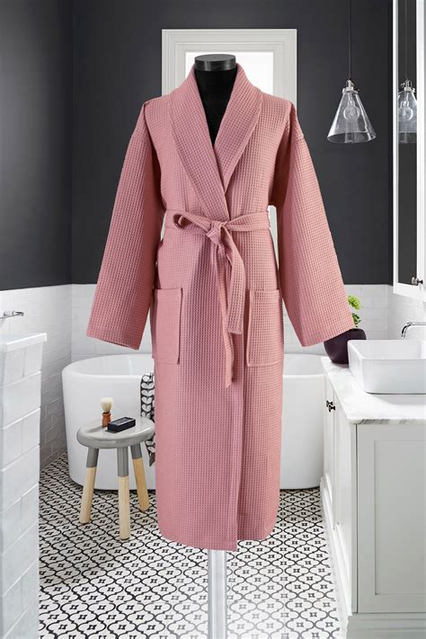 Waffle Weave Turkish Cotton Bathrobe | Classic Turkish Towels