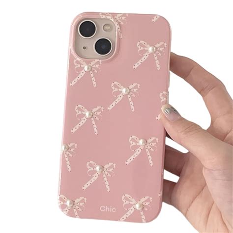 Amazon.com: Bow Phone Case, Pink Bow Phone Case, Bow for iphone Case ...