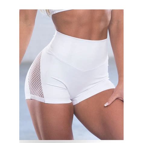 Violate women white minishort size M workout... - Depop