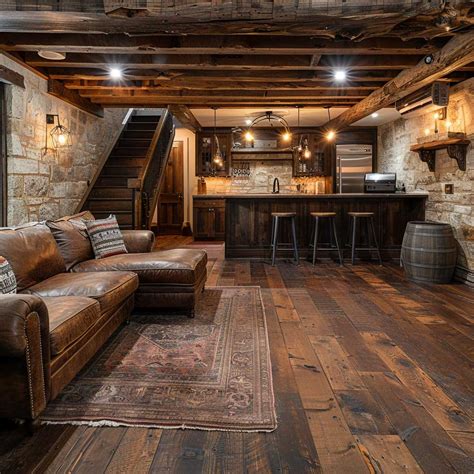 10 Stunning Basement Flooring Ideas with Engineered Hardwood • ArtFasad