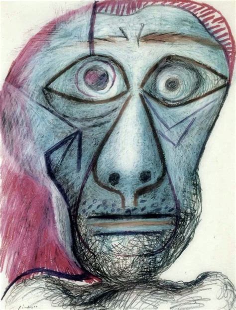 Pablo Picasso Self-portrait 1972 | Pablo picasso art, Picasso art ...
