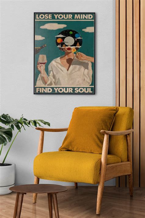 Lose Your Mind Find Your Soul Vintage Poster, Lose Your Mind Print ...