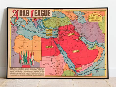 Arab League Map