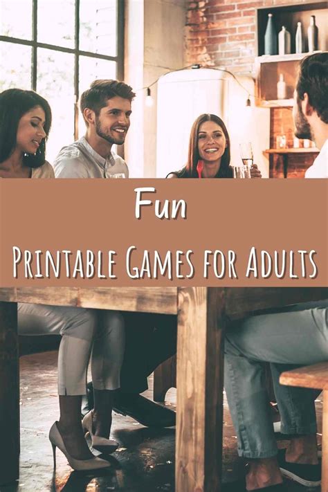 18+ Fun Printable Games for Adults - Fun Party Pop