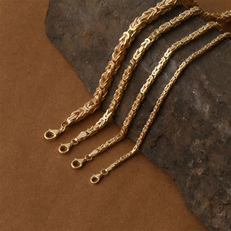 Handmade Gold Plated Byzantine Necklace: Mens Gold Chain - Etsy