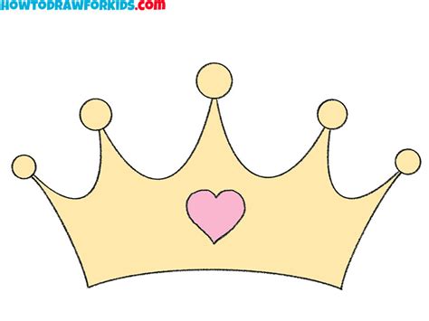 How to Draw a Princess Crown - Easy Drawing Tutorial For Kids