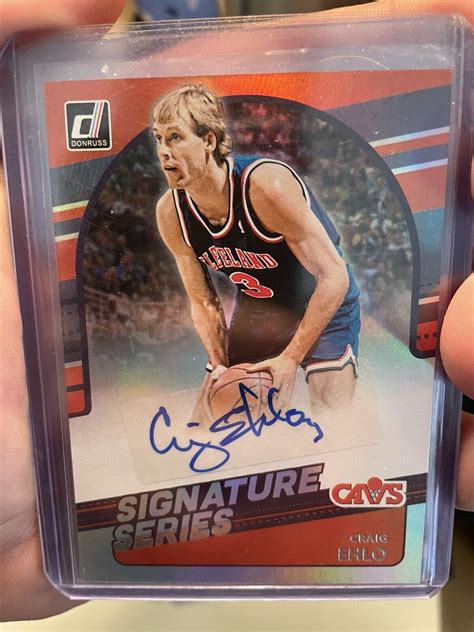 2021 Donruss Basketball Craig Ehlo Auto Silver SG-CEL | eBay