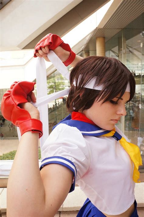 Sakura Kasugano Cosplay Design In Street Fighter Alpha 2 - Creative ...