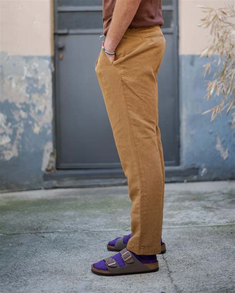 Fresh Lyocell Linen One Pleat Chino Pants - Cumin | Garmentory