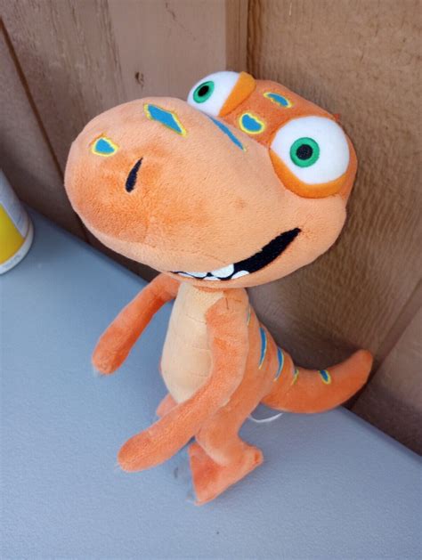 PBS Kids Jim Henson Dinosaur Train T-Rex Buddy Plush Orange & Blue ...