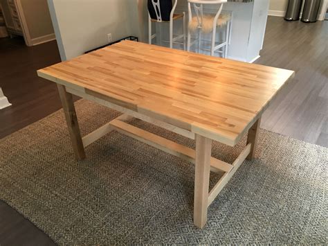 Walnut Butcher Block Dining Table at Evie Beirne blog
