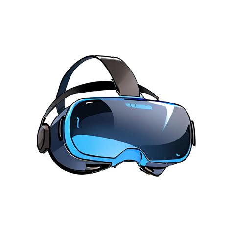 VR Headset Hand Drawn Cartoon Style Illustration AI Generated 32187488 PNG
