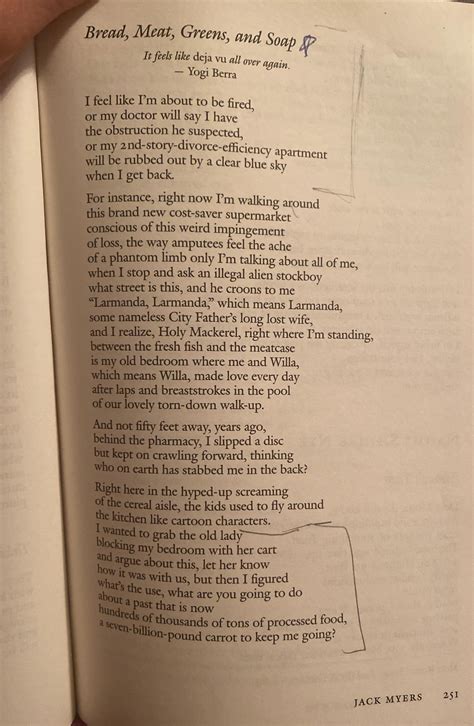 [poem] Bread, Meat, Greens, and Soap- Jack Myers : r/Poetry