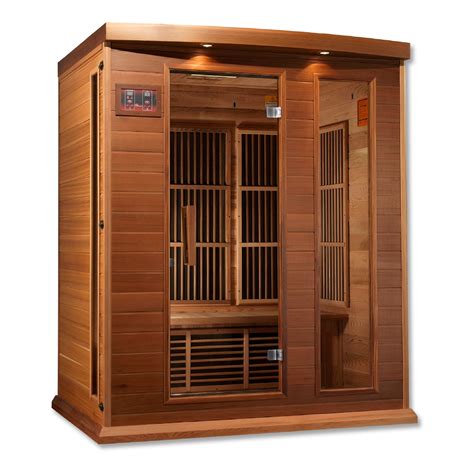 Maxxus 3-Person FAR Infrared Carbon Sauna - Low EMF – eSteamed Saunas