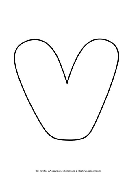 Bubble Letter V (19 Free Printable Styles)