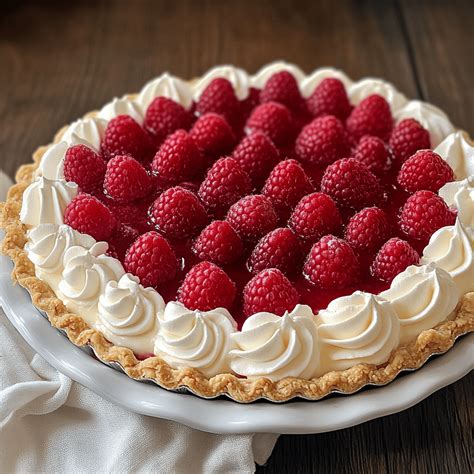 How to Make Raspberry Cream Pie Recipe Fast | Delectable Meal