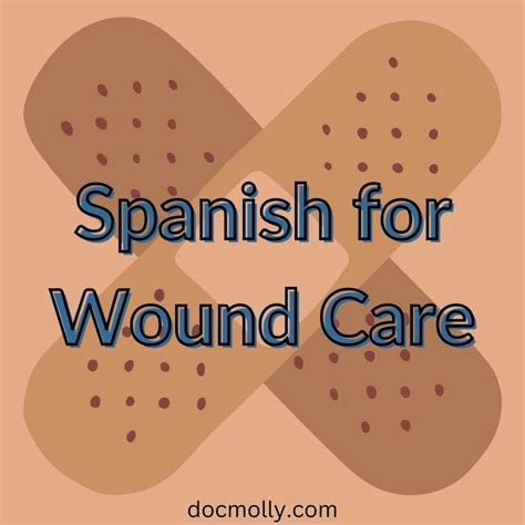 Wound Dressings In Spanish at Samuel Galan blog